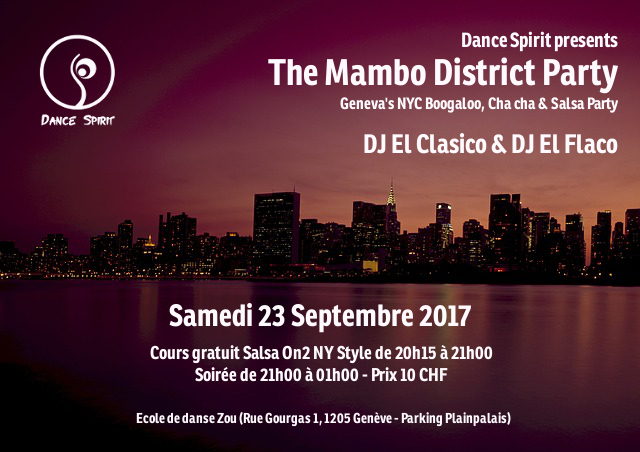The Mambo District Party – September 23rd 2017